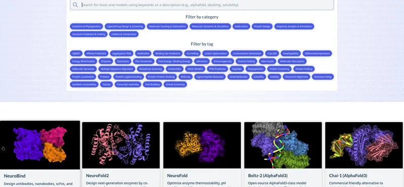 Tool catalog animation
